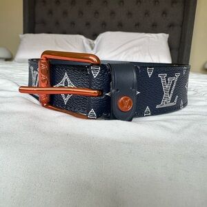 Louis Vuitton Black and Orange Belt Bag